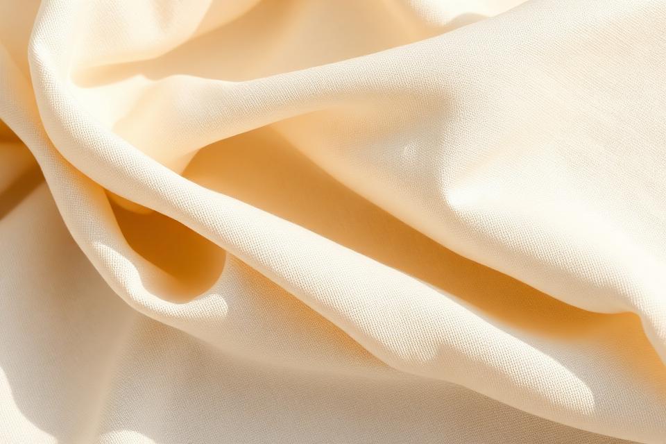 Folded linen, soft and warm